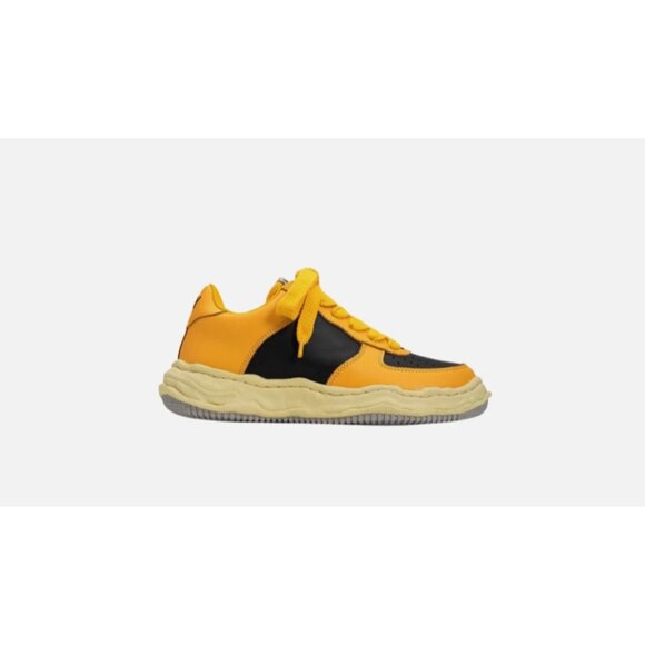 Maison Mihara Yasuhiro Wayne VL OG Sole Low top Sneakers size 45 Yellow Black main image 9